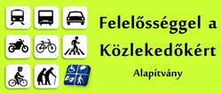 Felelősséggel a közlekedőkért alapítvány logó